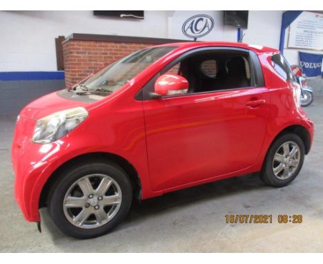 Make &amp; Model: Toota iQ2 VVT-iDate of Reg: YX59 WDDColour: Redcc: 998MoT: 04-11-2021Fuel Type: PETROLMileage: 70kTransmiss
