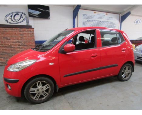 Make &amp; Model: Hyundai i10 ComfortDate of Reg: AO10 OHCColour: Redcc: 1248MoT: 21-10-2021Fuel Type: PETROLMileage: 119kTra
