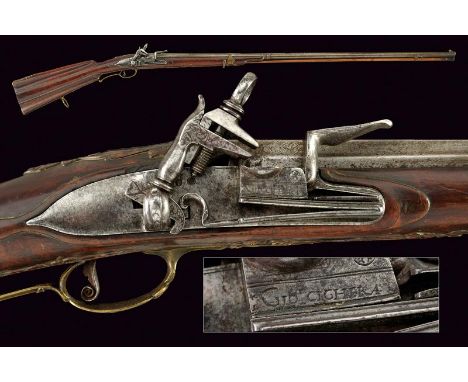 dating: mid-18th Century provenance: Central Italy, Smooth, two-stage, 17 mm cal. barrel, first part is octagonal, round afte