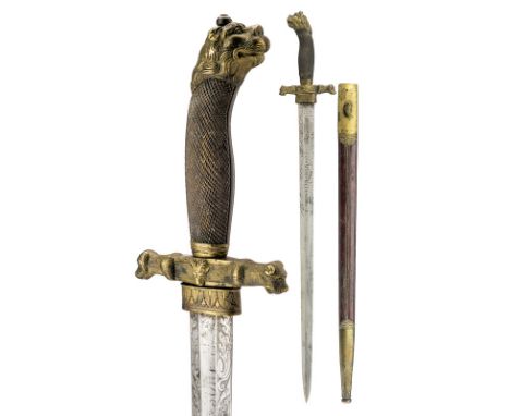 dating: second quarter of the 19th Century provenance: Kingdom of the Two Sicilies, 18th Century blade with writings 'UN DIOS