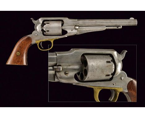 dating: third quarter of the 19th Century provenance: USA, Octagonal, rifled, cal. 44 barrel; iron, semicircle fore-sight, tr