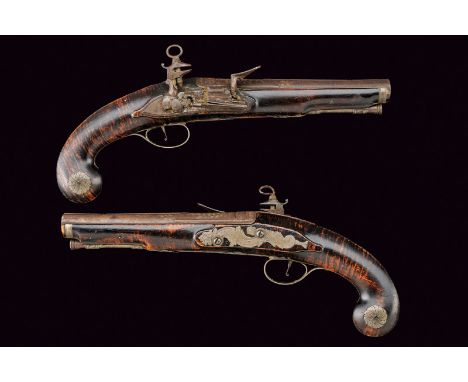 dating: 18th Century provenance: Italy, Round, smooth, 14 mm cal. barrels, with flattened sides at the first part and then fe