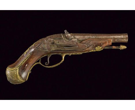 dating: First half of the 19th Century provenance: Southern Italy, Smooth, two-stage, 12 mm cal. barrel, octagonal and round 