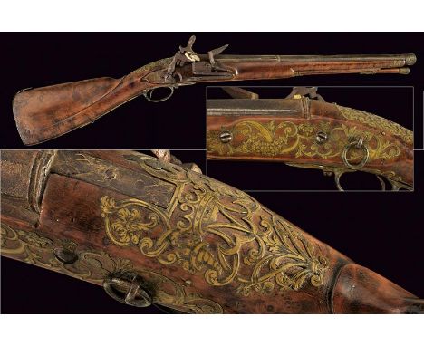 dating: 18th Century provenance: Central Italy, Smooth, three-stage, 19 mm cal. barrel, octagonal in the first segment, then 
