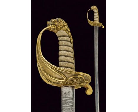 dating: 1856 provenance: Kingdom of the Two Sicilies, Slightly curved, single-and false-edged blade with jelman, engraved wit