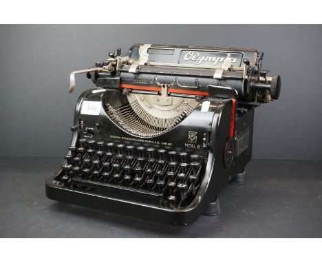 An early / mid 20th century Olympia typewriter