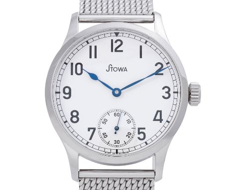 STOWA Marine Original Herren Armbanduhr No. 393. Erstkauf Dezember 2007. Edelstahl mit Glasboden. Millenaise Band mit Doppelf