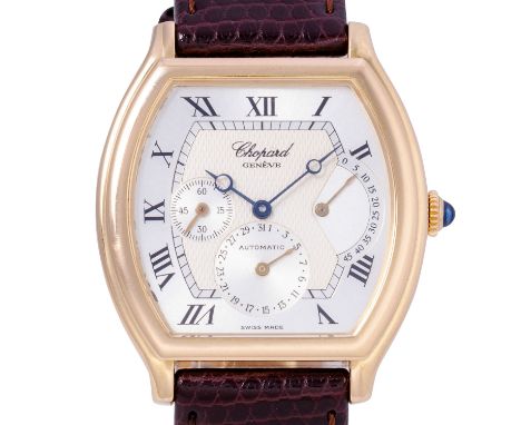 CHOPARD Tonneau Herren Armbanduhr, Ref. 2248. Roségold 18K. Automatik-Werk Kal. 9640, funktionsfähig, kompletter Service 11/2