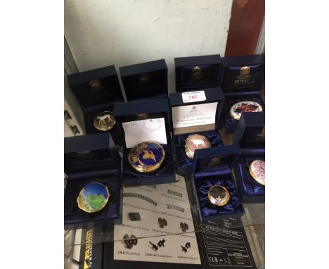 NINE WORCESTER BOXES    C