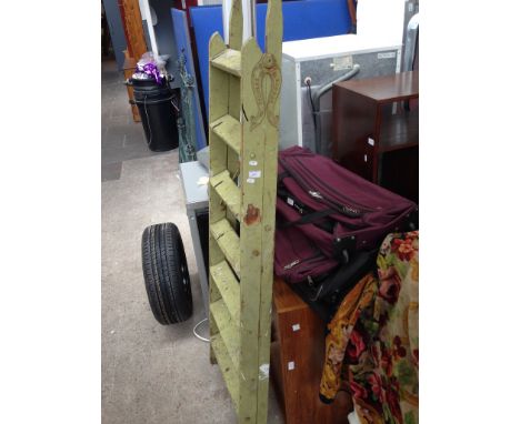 VINTAGE SIMPLEX WOODEN STEP LADDERS