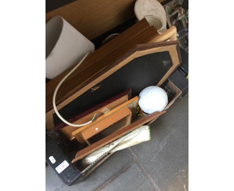 BOX INC. PRINTS, MIRROR, TABLE LAMP