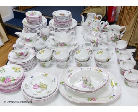   A Spode 'Marlborough Sprays' part tea and dinner service