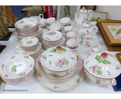   A Luneville part tea and dinner service