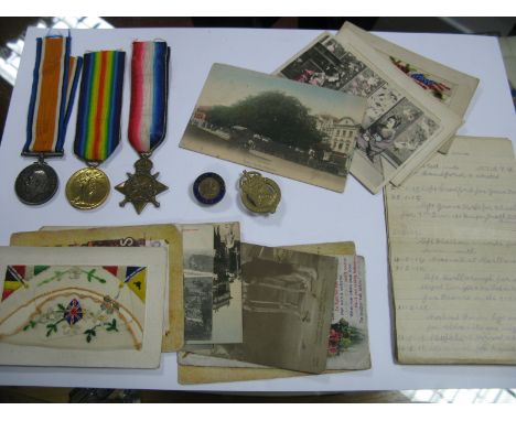 A WWI Medal Trio, comprising 1914/15 Star/War Medal/Victory Medal to M2-045983 Pte. C.A.Gaunt, Army Service Corps. Also inclu