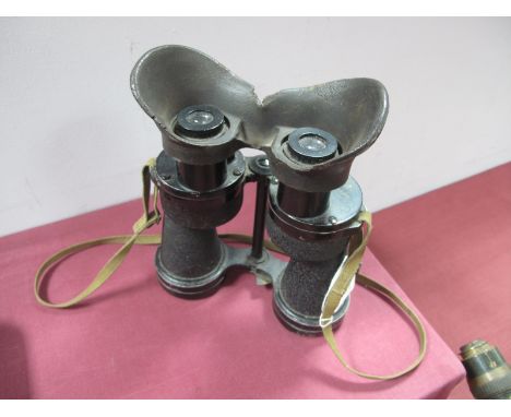 A Pair of Mid XX Century British Military Binoculars, x 5/MKIV with WD Arrow.