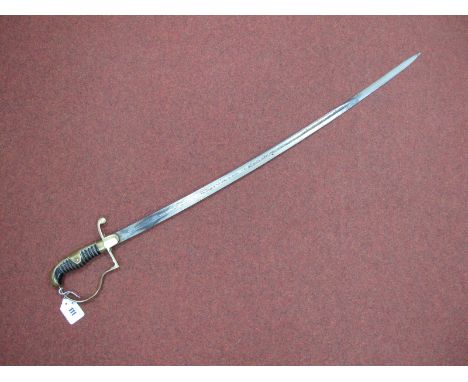 A WWI Period Imperial German Officers Sword, missing scabbard.