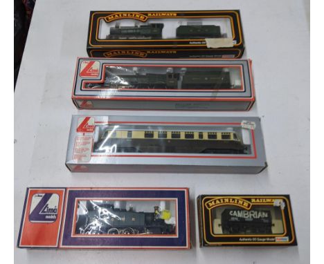 Three 00 gauge locomotives to include a Mailtone Railways 0602251 Class Collette, a Lima Models King George VI, Lima models 2
