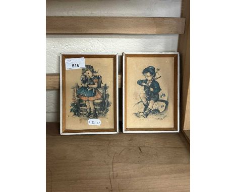 A pair of Hilde Hummel prints