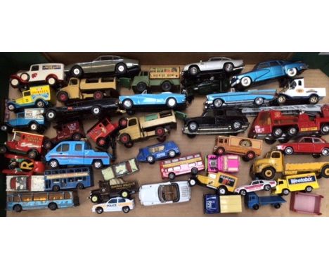 Die cast vehicles to include Corgi, Dinky, Lledo, Matchbox. Some boxed as shown.