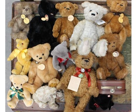 A collection of assorted Charlie Bears to include: Beau, Riley, Margot, Thomas, Jack Junior, Kitty, Owen; together with a Her