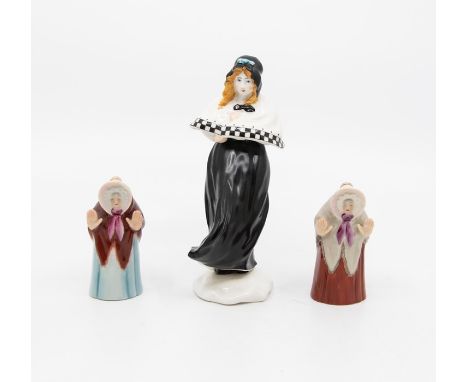 A Royal Worcester figure "Wind", model no: 2617 Reg No: 655956 after the design by J Wadsworth and F Gertner, approx 14cm hig