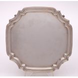 A George VI silver salver, maker Robert Pringle, London,
