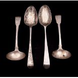 A George III provincial silver Old English pattern tablespoon, maker Joseph Hicks Exeter,