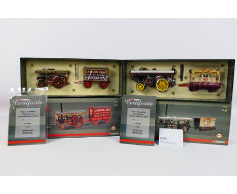 Corgi - Vintage Glory - Diecast - A pair of 1/50 scale Vintage Glory Diecast steam tractors including #CC20309 J. Rolands & S