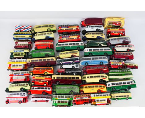 Corgi Classics - EFE - Over 40 unboxed diecast model buses, coaches, and trams in a variety of scales predominately by Corgi 
