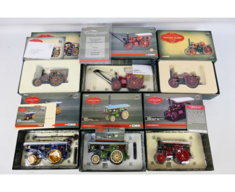 Corgi - Vintage Glory - Diecast - A selection of 6 1/50 scale Diecast Steam Tractors from the Vintage Glory Corgi rage includ