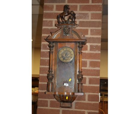 A VINTAGE WALL CLOCK A/F