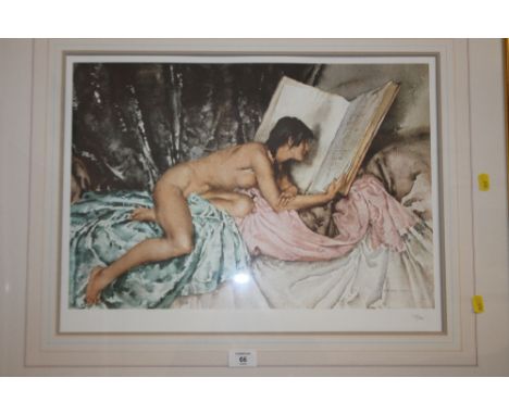 A FRAMED AND GLAZED LIMITED EDITION RUSSELL FLINT PRINT NUMBER 117/850