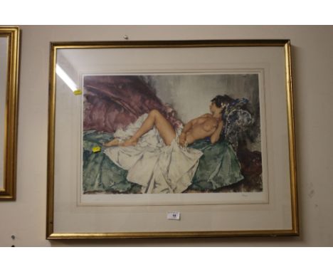 A FRAMED AND GLAZED LIMITED EDITION RUSSELL FLINT PRINT NUMBER 831/850