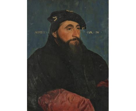   Onbekend, naar Hans Holbein de Jong (1497-1543), portret van Anton van Lotharingen 'de goede', hertog van  Opper-Lotharinge