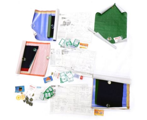 Hobby's model Handycraft model kits, and various loose parts. 