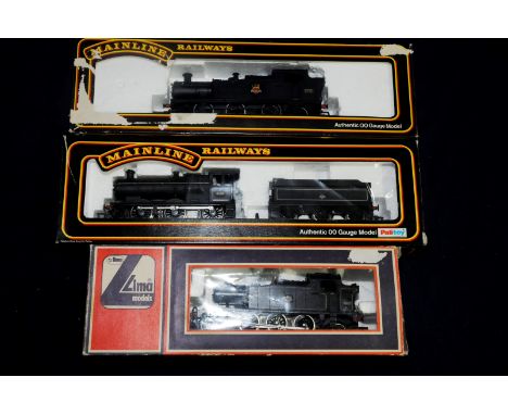Lima OO gauge 2-6-2 prairie tank loco, Mainline OO gauge 0-6-2 class 6600 loco and mainline OO gauge class Collett loco in BR