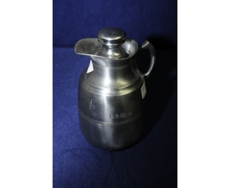 Plated B.R. (E) M. Thermos flask model 29