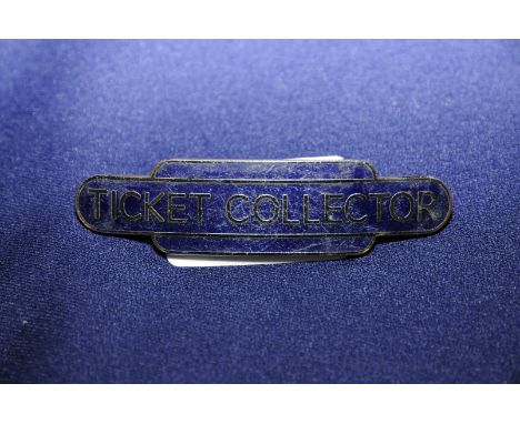 Eastern Region enamel totem Tickets Collectors cap badge by J. R Gaunt London 