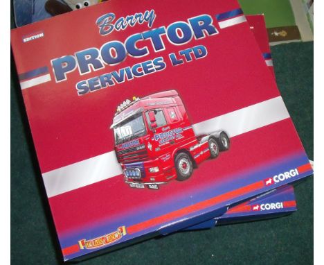 Corgi limited edition 1.50 scale  Hauliers Of Renown Barry Proctor Services  wagon set in original box x 3 (CC99169)