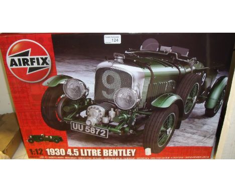 Airfix 1.12 scale model kit of 1930 4.5 litre Bentley