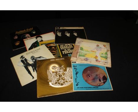 6x 60/70's LPs to include Rolling Stones - Rolled gold, Elton John - Goodbye Yellow Brick Road, Beatles - With the Beatles an