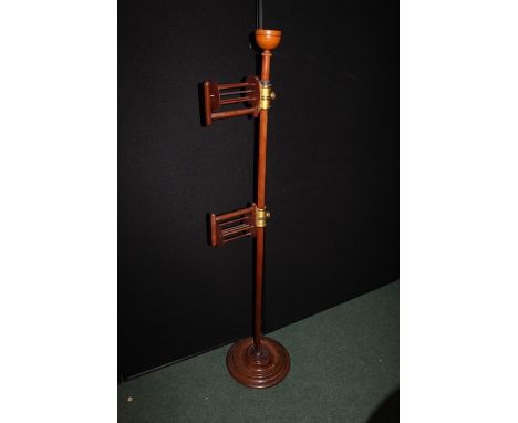 St. Mary's Isle wool winder by J &amp; M Smith, cabinetmakers and upholsterers Peebles, with two adjustable winders and dish 
