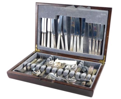 A Debenhams Collection silver plated canteen of cutlery.