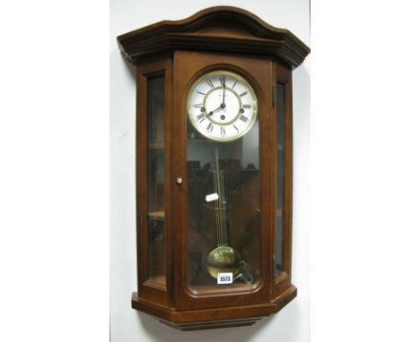 Wm. Widop Wall Clock, with Westminster chimes movement.