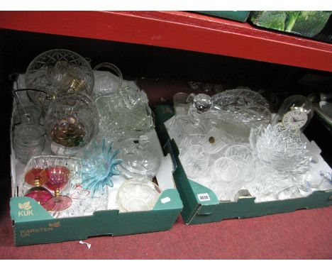 Quantity of Glassware, to include Babycham's, decanter:- Two boxes