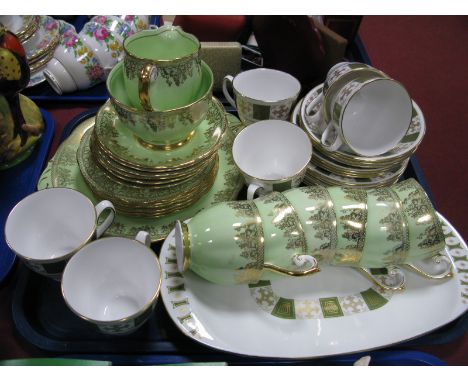 Spode 'Persia' Tea Ware of Nineteen Pieces, Queen Anne tea ware of twenty one pieces:- One Tray 