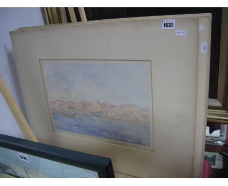 Vemon Wethered 1865-1952 Watercolours of Ireland; Slea Head Co. Kerry initalled bottom right; Arduagarbel Co. Cork initialed 