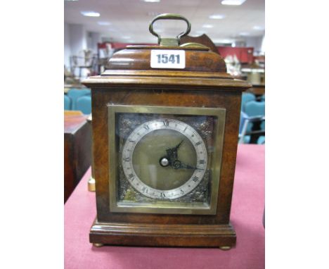 Elliot of London Walnut Cased Carriage Clock, on brass bun feet.