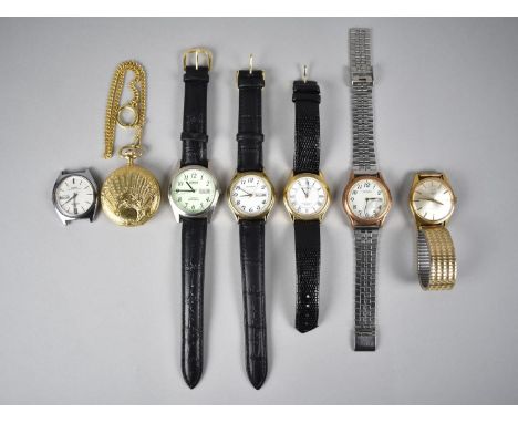 A Collection of Various Wristwatches to include Tissot Seastar Gold Plated Manual Example, Sekonda, Lorus Quartz, Modern Gold