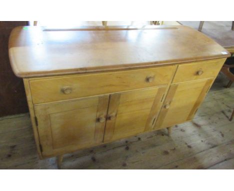 An Ercol style side board, width 48ins, depth 18ins, height 33ins&nbsp;
